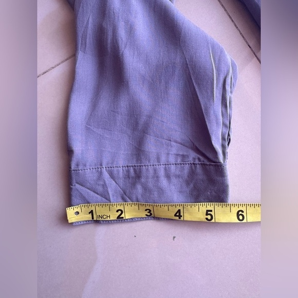 Solitaire Dove Tea Time Garden Tunic top dress gray embroidery colorful size L - Picture 7 of 16